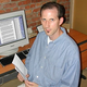 Leff holds the Black & Decker booklet his editor "thoroughly mangled."